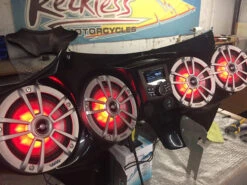 Reckless Motorcycles Night Fury Batwing Fairing With Stereo -Scootik Bike Shop 10