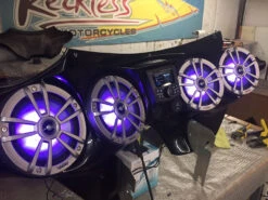 Reckless Motorcycles Night Fury Batwing Fairing With Stereo -Scootik Bike Shop 11201