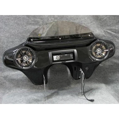 TKY Classic Batwing Fairing With Preinstalled Stereo And 6-1/2" Speakers 3 TKY Classic Batwing Fairing With Preinstalled Stereo And 6-1/2" Speakers