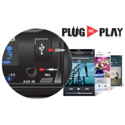 TKY Classic Batwing Fairing With Preinstalled Stereo And 6" X 9" Speakers -Scootik Bike Shop 2017 tsukayu batwing fairing stereo image2 1