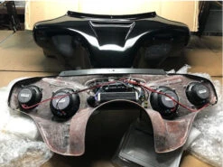 Reckless Motorcycles Joker Batwing Fairing With Quad Speakers -Scootik Bike Shop JOKERINTERIOR