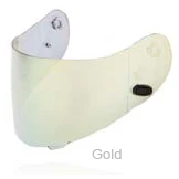 HJC HJ-20 Pinlock Fog Resistant RST Mirrored Face Shield Gold RPS-10 RPHA-10