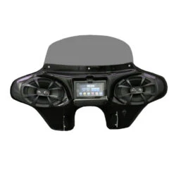 TKY GPS Batwing Fairing With Full GPS Stereo 6" X 9" Marine Speakers Installed
