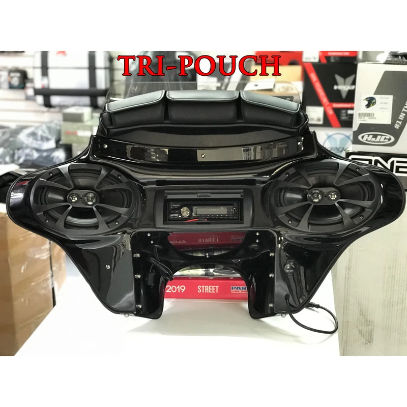 TKY Classic Batwing Fairing With Preinstalled Stereo And 6-1/2" Speakers 19 TKY Classic Batwing Fairing With Preinstalled Stereo And 6-1/2" Speakers - Image 17