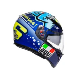 AGV K3 SV Misano 2015 Helmet, Blue -Scootik Bike Shop agv k3 sv misano 2015 helmet blue image3