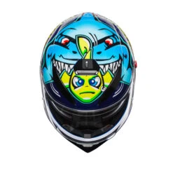 AGV K3 SV Misano 2015 Helmet, Blue -Scootik Bike Shop agv k3 sv misano 2015 helmet blue image4