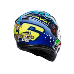 AGV K3 SV Misano 2015 Helmet, Blue -Scootik Bike Shop agv k3 sv misano 2015 helmet blue image5