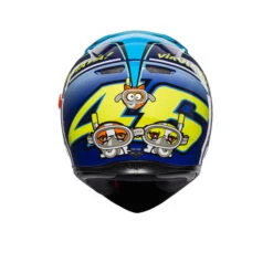 AGV K3 SV Misano 2015 Helmet, Blue -Scootik Bike Shop agv k3 sv misano 2015 helmet blue image6