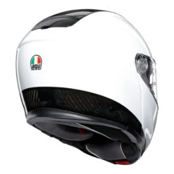 AGV Sportmodular Helmet, White/Black 7 AGV Sportmodular Helmet, White/Black -Scootik Bike Shop agv sportmodular helmet white black image3