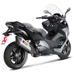 Akrapovic S-B6SO7-HZAAT Slip-on Line Exhaust, Titanium For BMW C650 Sport '16-'19