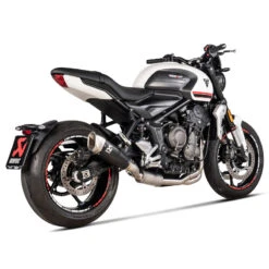 Akrapovic S-T6R1-CQTBL Racing Line Full Exhaust, Titanium For Triumph Trident 660 '21-