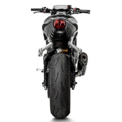 Akrapovic S-T7SO2-APC Slip-on Line Exhaust, Titanium For Street Triple 765 /RS/R/S '21- -Scootik Bike Shop akrapovic s t7so2 apc slip on line exhaust image4