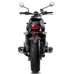 Akrapovic S-T9SO2-HCQTBL Slip-on Line Exhausts, Titanium For Street Twin 900 (2016-2020) -Scootik Bike Shop akrapovic s t9so2 hcqtbl slip on line exhausts image4