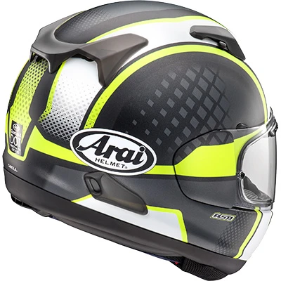 Arai Quantum-X Take Off Helmet, Fluorescent Yellow Frost 4 Arai Quantum-X Take Off Helmet, Fluorescent Yellow Frost - Image 2