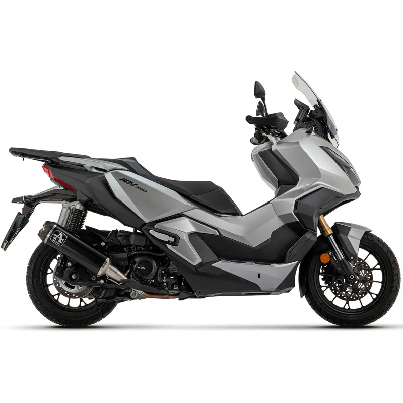 Arrow 53547AKN Indy Race Slip-on Exhaust, Aluminum Dark For Honda ADV 350 (2022-) 4 Arrow 53547AKN Indy Race Slip-on Exhaust, Aluminum Dark For Honda ADV 350 (2022-) - Image 2