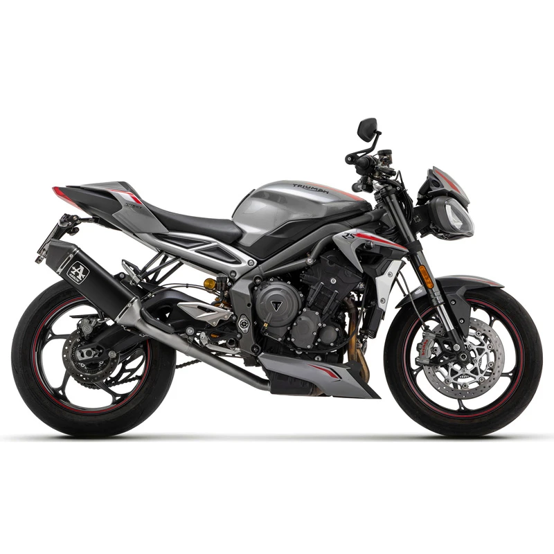 Arrow 71502VAN Veloce Slip-on Exhaust, Alum. Dark For Triumph Street Triple 765 '20-'22 3 Arrow 71502VAN Veloce Slip-on Exhaust, Alum. Dark For Triumph Street Triple 765 '20-'22