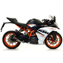 Arrow 71534GPI GP2 Exhaust, Nichrome Dark For KTM RC 390 (2017-) -Scootik Bike Shop arrow 71534gpi gp2 exhaust image3