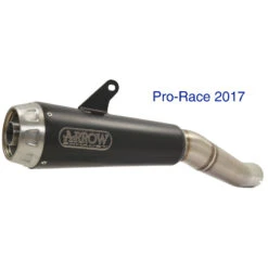 Arrow 73518PRN Pro-Race Slip-on Exhaust, Nichrome Dark For Honda Forza 750 (2021-)