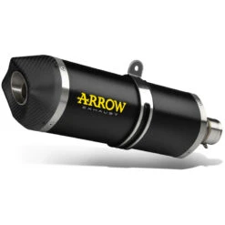 Arrow 71955AKN Race-Tech Slip-on Exhaust, Dark For Triumph Speed Triple 1200 RS '21-