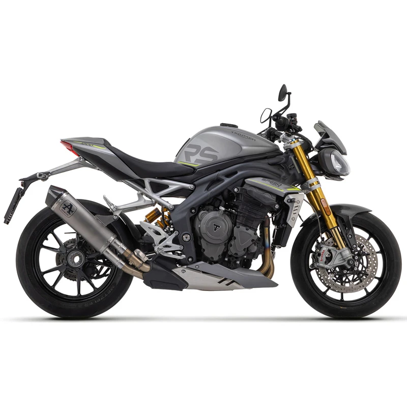 Arrow 71955PK Race-Tech Slip-on Exhaust, Titanium For Triumph Speed Triple 1200 RS '21- 4 Arrow 71955PK Race-Tech Slip-on Exhaust, Titanium For Triumph Speed Triple 1200 RS '21- - Image 2