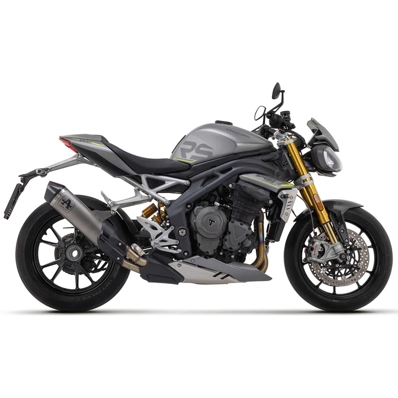 Arrow 71955PK Race-Tech Slip-on Exhaust, Titanium For Triumph Speed Triple 1200 RS '21- 5 Arrow 71955PK Race-Tech Slip-on Exhaust, Titanium For Triumph Speed Triple 1200 RS '21- - Image 3