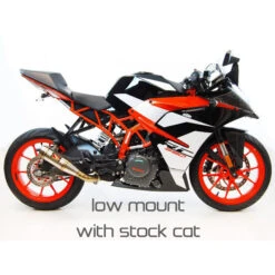 Competition Werkes WKT391L GP Low Mount Exhaust For KTM RC390 (2017-) -Scootik Bike Shop competition werkes wkt391l gp low mount image3