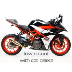 Competition Werkes WKT391L GP Low Mount Exhaust For KTM RC390 (2017-) -Scootik Bike Shop competition werkes wkt391l gp low mount image4