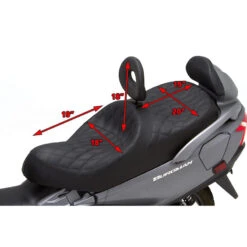 Corbin S-BURG-65-12 Dual Seat For Suzuki Burgman 650 & Excecutive (2013-2019) -Scootik Bike Shop corbin s burg 65 12 dual seat image13