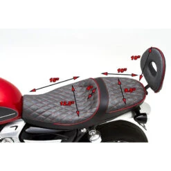 Corbin T-SPD2-GL Gunfighter & Lady Seat For Triumph Speed Twin '19- -Scootik Bike Shop corbin t spd2 gl gunfighter lady seat image11