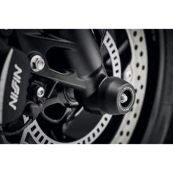 Evotech PRN013712-07 Front Axle Sliders For Triumph Trident (2021-) -Scootik Bike Shop evotech prn013712 07 front axle sliders image4