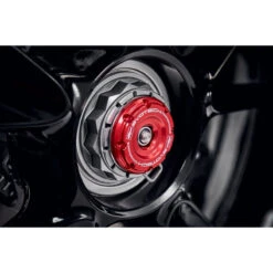 Evotech PRN015485 Rear Axle Sliders For Triumph Speed Triple 1200 RS (2021-) -Scootik Bike Shop evotech prn015485 rear axle sliders image4