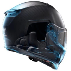Forcite MK1S Carbon Smart Helmet, Gloss Black -Scootik Bike Shop forcite mk1s carbon smart helmet gloss black image7 1