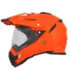 AFX FX-41 DS Safety Orange Helmet -Scootik Bike Shop fx41ds solid safety orange