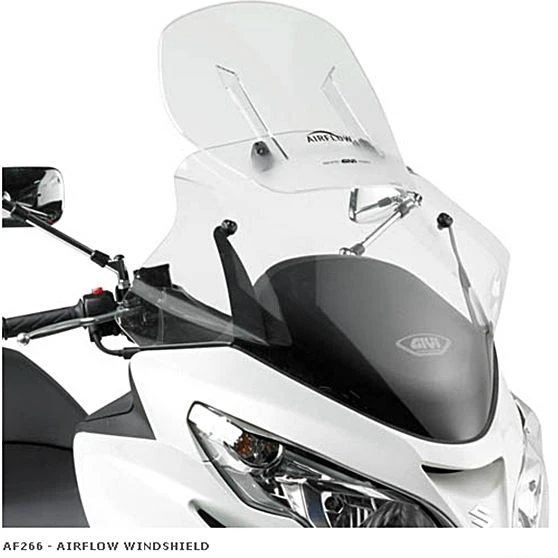Givi AF266 Airflow Windshield For Suzuki Burgman AN400 (2007-2016) 3 Givi AF266 Airflow Windshield For Suzuki Burgman AN400 (2007-2016)