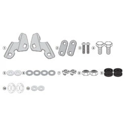 Givi D1163KIT Specific Windshield Fitting Kit For Honda PCX-125 (2019-2020)