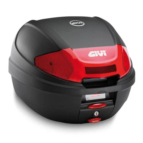 Givi E300N2 30 Liter Monolock Top Case, Red Reflector 3 Givi E300N2 30 Liter Monolock Top Case, Red Reflector