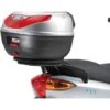 Givi SR104 Specific Rack For Piaggio Fly 50 125 150 (2004-2009) 2 Givi SR104 Specific Rack For Piaggio Fly 50 125 150 (2004-2009) -Scootik Bike Shop givi sr104 specific rack for fly 50 125 04 09 1