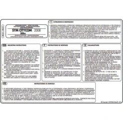 Givi SR231M Specific Rack For Sym Citycom 300 (2008-2019) -Scootik Bike Shop givi sr231m specific rack citycom300 3