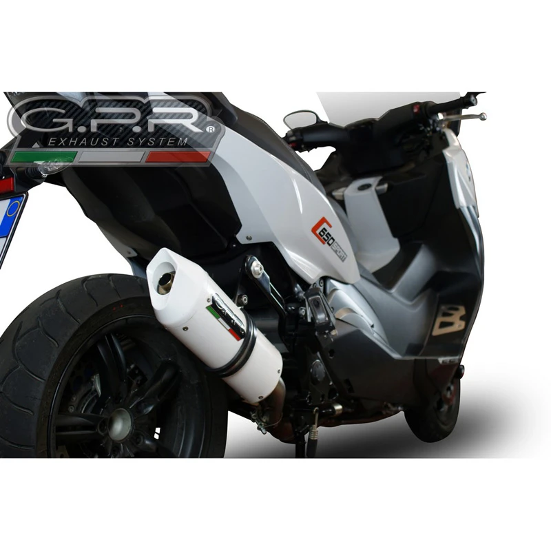 GPR E4.BMW.84.ALBE4 Albus Evo4 Slip-on Exhaust For BMW C650 Sport (2016-) 4 GPR E4.BMW.84.ALBE4 Albus Evo4 Slip-on Exhaust For BMW C650 Sport (2016-) - Image 2