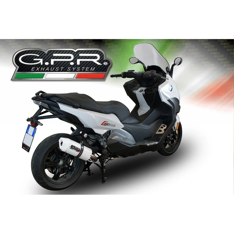 GPR E4.BMW.84.ALBE4 Albus Evo4 Slip-on Exhaust For BMW C650 Sport (2016-) 5 GPR E4.BMW.84.ALBE4 Albus Evo4 Slip-on Exhaust For BMW C650 Sport (2016-) - Image 3