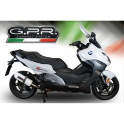 GPR E4.BMW.84.ALBE4 Albus Evo4 Slip-on Exhaust For BMW C650 Sport (2016-) 9 GPR E4.BMW.84.ALBE4 Albus Evo4 Slip-on Exhaust For BMW C650 Sport (2016-) -Scootik Bike Shop gpr e4 bmw 84 albe4 albus evo4 slip on exhaust image4