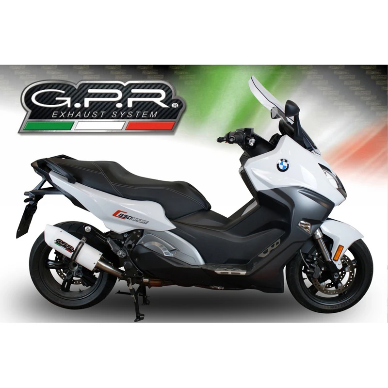GPR E4.BMW.84.ALBE4 Albus Evo4 Slip-on Exhaust For BMW C650 Sport (2016-) 6 GPR E4.BMW.84.ALBE4 Albus Evo4 Slip-on Exhaust For BMW C650 Sport (2016-) - Image 4