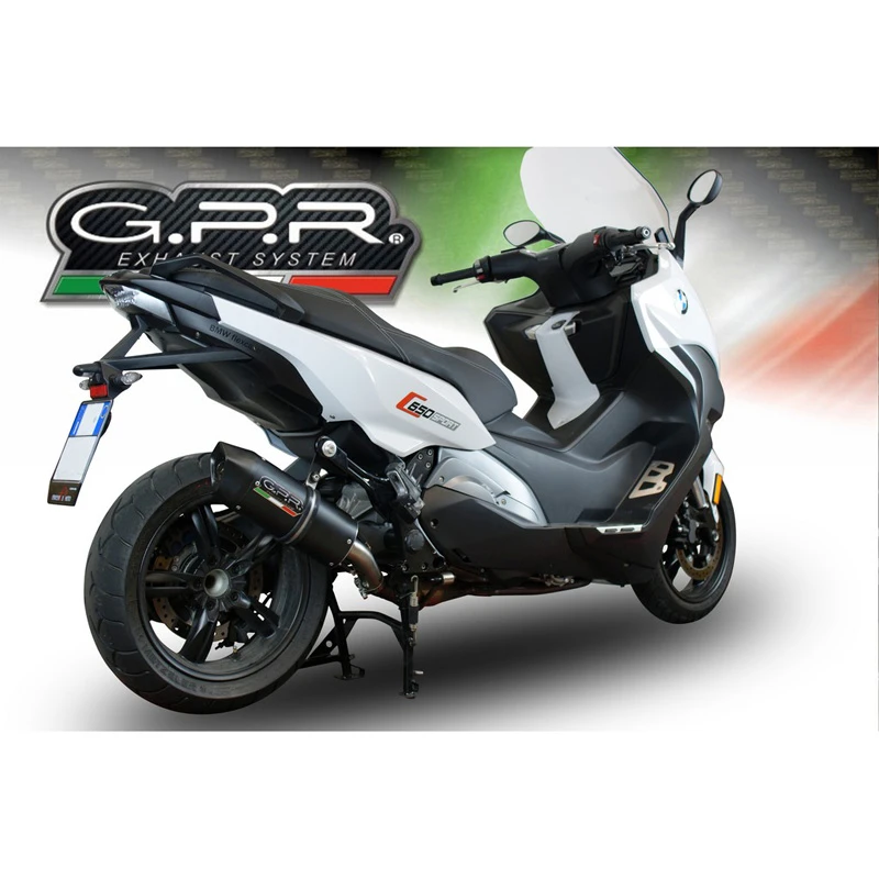 GPR E4.BMW.84.FNE4 Furore Evo4 Nero Slip-on Exhaust For BMW C650 Sport (2016-) 3 GPR E4.BMW.84.FNE4 Furore Evo4 Nero Slip-on Exhaust For BMW C650 Sport (2016-)