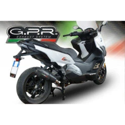 GPR E4.BMW.84.GPAN.BLT GP Evo4 Black Titanium Slip-on Exhaust For BMW C650 Sport (2016-)