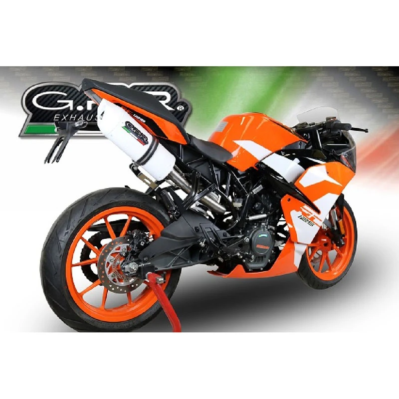 GPR E4.KTM.80.ALBE4 Albus Evo4 Slip-on Exhaust For KTM RC 125 (2017-) 4 GPR E4.KTM.80.ALBE4 Albus Evo4 Slip-on Exhaust For KTM RC 125 (2017-) - Image 2