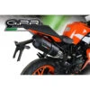 GPR E4.KTM.80.FNE4 Furore Evo4 Nero Slip-on Exhaust For KTM RC 125 (2017-) -Scootik Bike Shop gpr e4 ktm 80 fne4 furore evo4 nero exhaust
