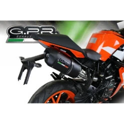 GPR E4.KTM.80.FNE4 Furore Evo4 Nero Slip-on Exhaust For KTM RC 125 (2017-)