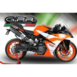 GPR E4.KTM.80.FNE4 Furore Evo4 Nero Slip-on Exhaust For KTM RC 125 (2017-) -Scootik Bike Shop gpr e4 ktm 80 fne4 furore evo4 nero exhaust image3