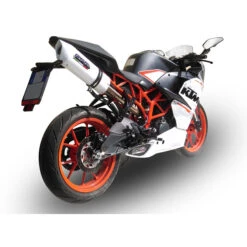 GPR KTM.73.ALB Albus Ceramic Slip-On Exhaust For KTM RC 390 (2015-2016) -Scootik Bike Shop gpr ktm 73 alb albus ceramic slip on exhaust image3