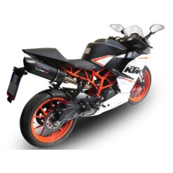 GPR KTM.74.FUNE Furore Nero Slip-On Exhaust For KTM RC 390 '15-'16 -Scootik Bike Shop gpr ktm 74 fune furore nero exhaust image3